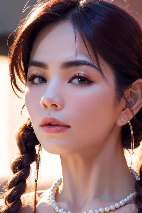 <lora:hd_helper_v1:1>,best quality,high res,8k,1girl,day,bright,outdoor,gorgeous,beautiful detailed sky,(dynamic pose:0.8),soft lighting,wind,shiny skin,looking at viewer,<lora:ella_chen (é³åæ¨º):0.95>,((face closeup)),deep shadow,low key,(photorealistic:1.2),slim body,unity,8k wallpaper,Amazing,finely detail,masterpiece,official art,extremely detailed CG unity 8k wallpaper,incredibly absurdres,huge filesize,ultra-detailed,highres,extremely detailed,beautiful detailed girl,light particles,realistic,x-ray,soft light,((ella_chen)),Beautiful concert stage background,ultra high res,Taiwan Idol,intricately detailed,woman,perfect lighting,best quality,4k,8k,ultra highres,raw photo in hdr,sharp focus,intricate texture,skin imperfections,realistic,detailed facial features,highly detailed face,photoshoot,pearl necklace,