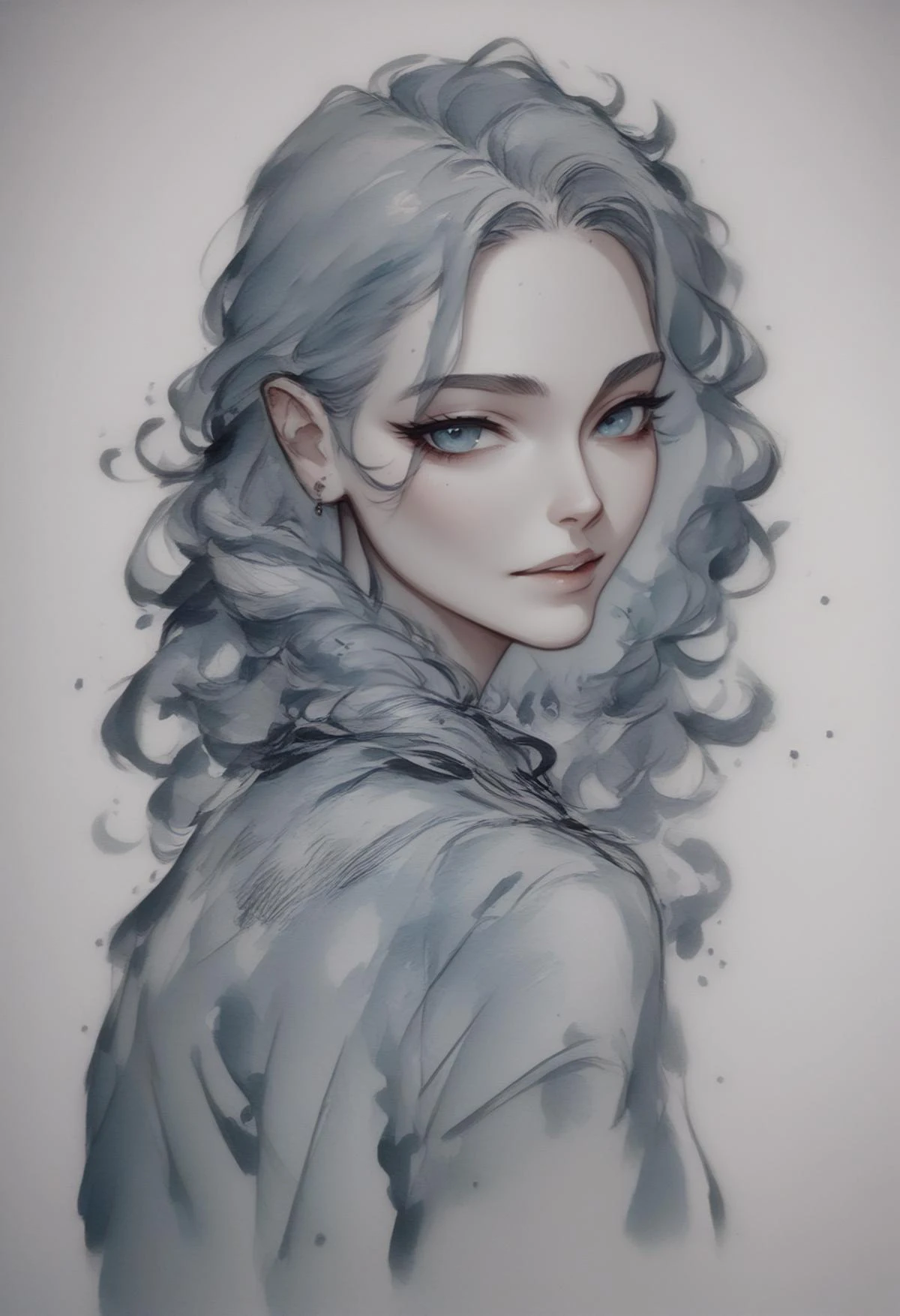 score_8_up, sketch, watercolor, 1girl, looking at viewer <lora:NoctAbstract:1>