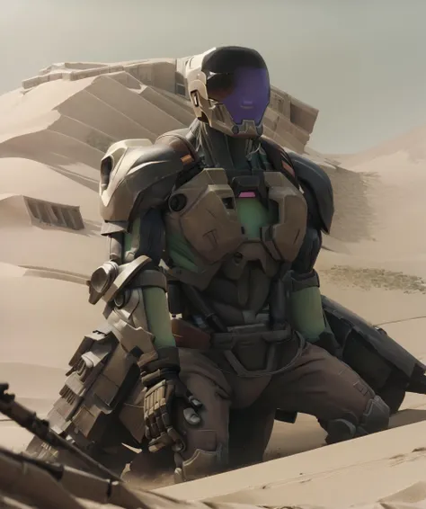 1man, muscular, kay/o, robot, male focus, standing, looking at viewer, sand dunes, sandstorm, sand <lora:Kayo:0.8> <lora:last:0.77>