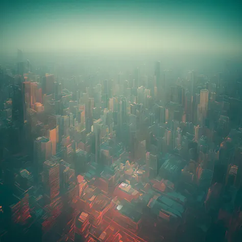 (dskise:1) isometric cube city, 3D render with octane engine 5 and ray tracing reflection. Trending on artstation in the style of HDR hyperdetailed ArtStationHq matte painting highly detailed Unreal Engine 4k 8K ultra HD trending cgsociety cinematic volumetric lighting rendered by blender cycles unrealengine redshift Vray caustics subsurface scattering fog atmospheric dreamy vibrant dark background