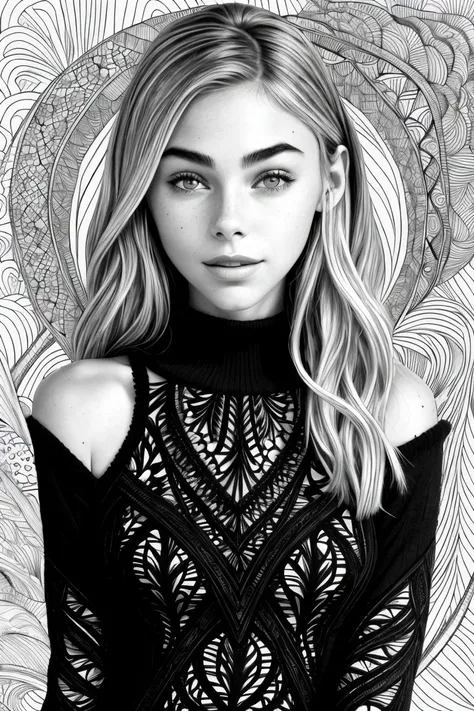 Typographic art vivid, abstract, surreal, shadows, 20 years old Maltese young woman, otherworldly background, eldritch, :|, meadow, uncontested beauty, Viper, dangerous, (Legendary Gray outline), . Stylized, intricate, detailed, artistic, text-based illustration, concept art, trending on cgsociety, trending on artstation