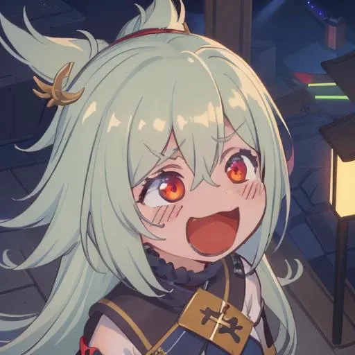 nsfw,  ((ultra-detailed)), (masterpiece:1.2, best quality:1.2, highres:1.2), 1girl,, <lora:chibi-laugh:0.8>, chibi, laughing, <lora:aliceFenrirTowerOf_v131:1>, Fenrir_\(tower of fantasy\)