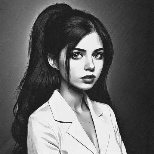 , a woman <lora:sketchkha:1>