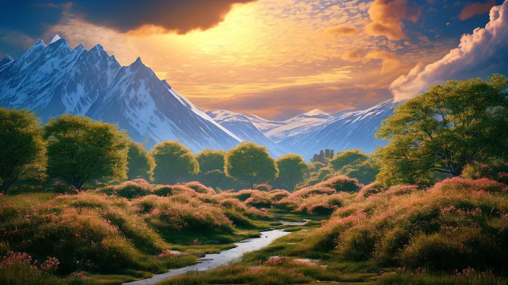 a profestional picutre of Solstice Grove: A mystical glade where the boundaries between day and night blur. The trees bloom with flowers that change color with the time of day. <lora:enviromentv02:1> wide angle, landscape , photorealism,unreal 5 daz, extremely detailed artgerm greg rutkowski greg,((ultrasharp)),((masterpiece)),((best quality)),((ultradetailed)),((intricated details)), extremaly detailed background, <lora:add_detail:0.7> ultra realistic,32k,RAW photo, 8k uhd,dslr,soft lighting,high quality,film grain, beautiful and aesthetic,extremely detailed, natural shadwos,