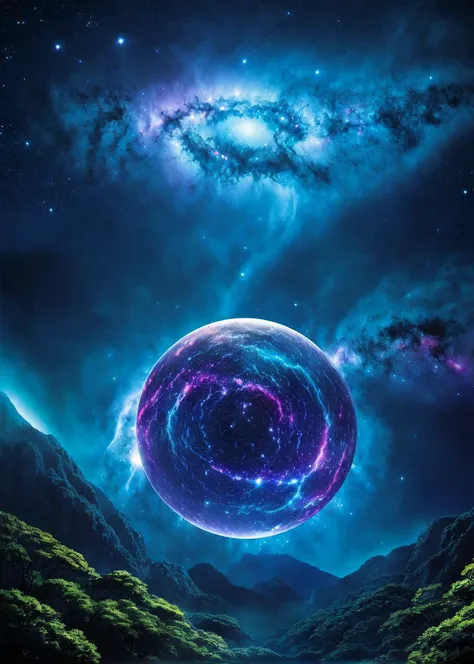 <lora:Pyramid lora_Ghibli_n3_0.7+Pyramid lora_Ghibli_v2_0.3:0.8> <lora:add_detail:0.5>
((masterpiece)), (best quality), (ultra detailed), (digital), giant ameba in space, nebula in the background, anime style, intricate, elaborate detail, ((vivid)) colors, high saturation
