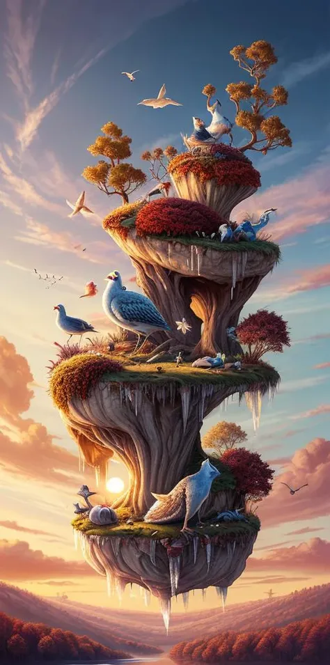 autumn best quality, ink painting, acrylic, cute ice cornflowers, sunrise, by Craola, Dan Mumford, Andy Kehoe, 2d, flat, adorable, vintage, art on a cracked paper, fairytale, storybook detailed illustration, cinematic, ultra highly detailed, tiny details, beautiful details, mystical, luminism, vibrant colors, complex background, centered, symmetry, painted, intricate, volumetric lighting, <lora:xl_more_art-full_v1:0.5>,
<lora:add_detail:1> detailed