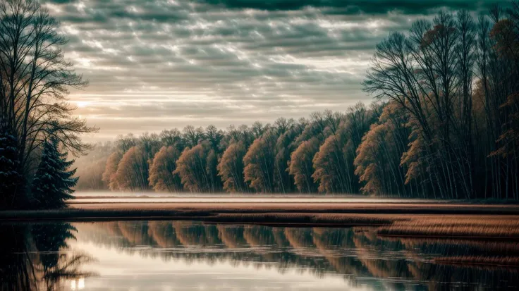 a profestional picutre of BiaÅowieża National Park, Poland: BiaÅowieża National Park, a haven of biodiversity, reveals autumn's magic with ancient oaks, primeval forests, and European bison grazing in meadows painted in rich hues. ,wide angle, landscape , photorealism,unreal 5 daz, extremely detailed ,((ultrasharp)),((masterpiece)),((best quality)),((ultradetailed)),((intricated details)), extremaly detailed background, <lora:add_detail:0.7> ultra realistic,32k,RAW photo, 8k ,dslr,soft lighting,high quality,film grain, beautiful and aesthetic,extremely detailed, natural shadows, <hypernet:sxzBloom_sxzBloom:0.7> <lora:hyperdetailer_v095:0.74>