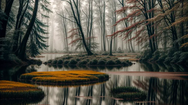 a profestional picutre of BiaÅowieża National Park, Poland: BiaÅowieża National Park, a haven of biodiversity, reveals autumn's magic with ancient oaks, primeval forests, and European bison grazing in meadows painted in rich hues. ,wide angle, landscape , photorealism,unreal 5 daz, extremely detailed ,((ultrasharp)),((masterpiece)),((best quality)),((ultradetailed)),((intricated details)), extremaly detailed background, <lora:add_detail:0.7> ultra realistic,32k,RAW photo, 8k ,dslr,soft lighting,high quality,film grain, beautiful and aesthetic,extremely detailed, natural shadows, <hypernet:sxzBloom_sxzBloom:0.7> <lora:hyperdetailer_v095:0.74>