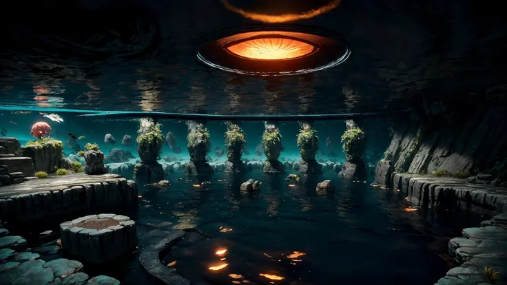 a profestional picutre of Submerged Atlantis: The underwater ruins of the fabled city, now a sanctuary for marine life. <lora:Cyber_Esoteric:1> wide angle, landscape , photorealism,unreal 5 daz, extremely detailed artgerm greg rutkowski greg,((ultrasharp)),((masterpiece)),((best quality)),((ultradetailed)),((intricated details)), extremaly detailed background, <lora:add_detail:0.7> ultra realistic,32k,RAW photo, 8k uhd,dslr,soft lighting,high quality,film grain, beautiful and aesthetic,extremely detailed, natural shadwos,