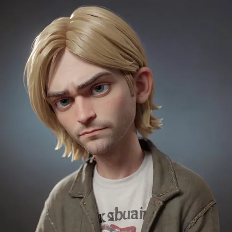 3D cinematic film.(Kurt Cobain:1.6) 27yo (caricature:0.2). bokeh, professional, 4k, highly detailed <lora:SamaritanEsdxl:0.45> <lora:william_eggeston:0.55> <lora:filmicVibesXL_v1.1:0.2> <lora:Josef_Koudelka:0.2>