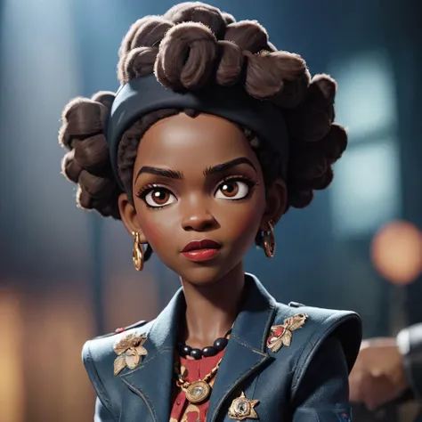 3D cinematic film.(Lauryn Hill:1.9) 70 years old (caricature:0.2).  bokeh, professional, 4k, highly detailed <lora:SamaritanEsdxl:0.45> <lora:william_eggeston:0.55> <lora:filmicVibesXL_v1.1:0.25> <lora:Josef_Koudelka:0.2> clear eye color. skin imperfections.