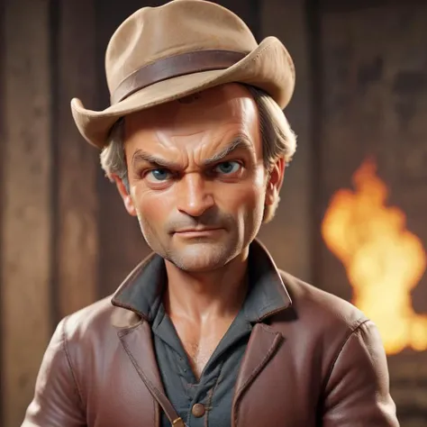 3D cinematic film.(Terence Hill:1.9) 70 years old (caricature:0.2). bokeh, professional, 4k, highly detailed <lora:SamaritanEsdxl:0.4> <lora:william_eggeston:0.55> <lora:filmicVibesXL_v1.1:0.25> <lora:Josef_Koudelka:0.2> clear eye color. skin imperfections.