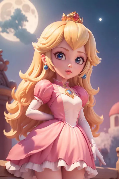 (best quality, masterpiece),
(princess peach), moonlight, full moon at background, <lora:peach:0.5>, <lora:blindbox_v1_mix:0.85>