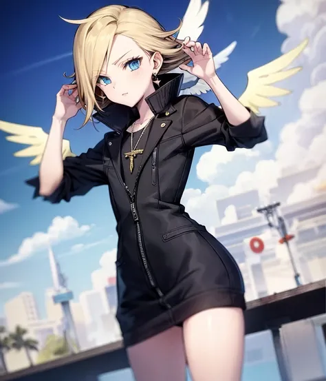 masterpiece, woman with blond middle part hair and blue eyes, angel, six winged,
<lora:twewyStyleTheWorldEnds_twewy08:0.6>, twewyStyleTheWorldEnds_twewy08