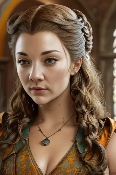 portrait photo of teacher margexx a woman, with brown hair, wearing a orange gown in a royal palace in game of thrones, modelshoot style, (extremely detailed CG unity 8k wallpaper), photo of the most beautiful artwork in the world, professional photorealistic picture, NIKON, RAW, trending on ArtStation, trending on CGSociety, Intricate, High Detail, Sharp focus, dramatic, photorealistic painting art by midjourney and greg rutkowski <lora:margexx:1>