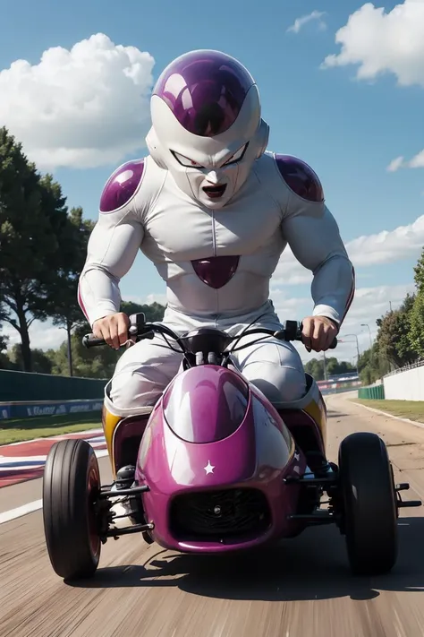 ((frieza driving a go-kart))
<lora:add_detail:0.3>, <lora:Frieza:1>