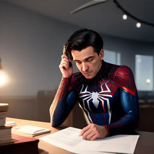 Spidey512 doing his taxes