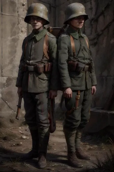 ((masterpiece,best quality)),<lora:add_detail:1.00>,
(bilateral symmetry:1.5) ,
<lora:ww1ger_v0.1:1.00>, ww1ger