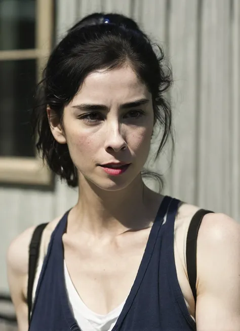 photo of sks woman, pale skin, working class in new york city, upper body, detailed skin, 20 megapixel, canon eos r3, detailed skin, detailed, detailed face, <lora:locon_sarah_v1_from_v1_64_32:1.25>