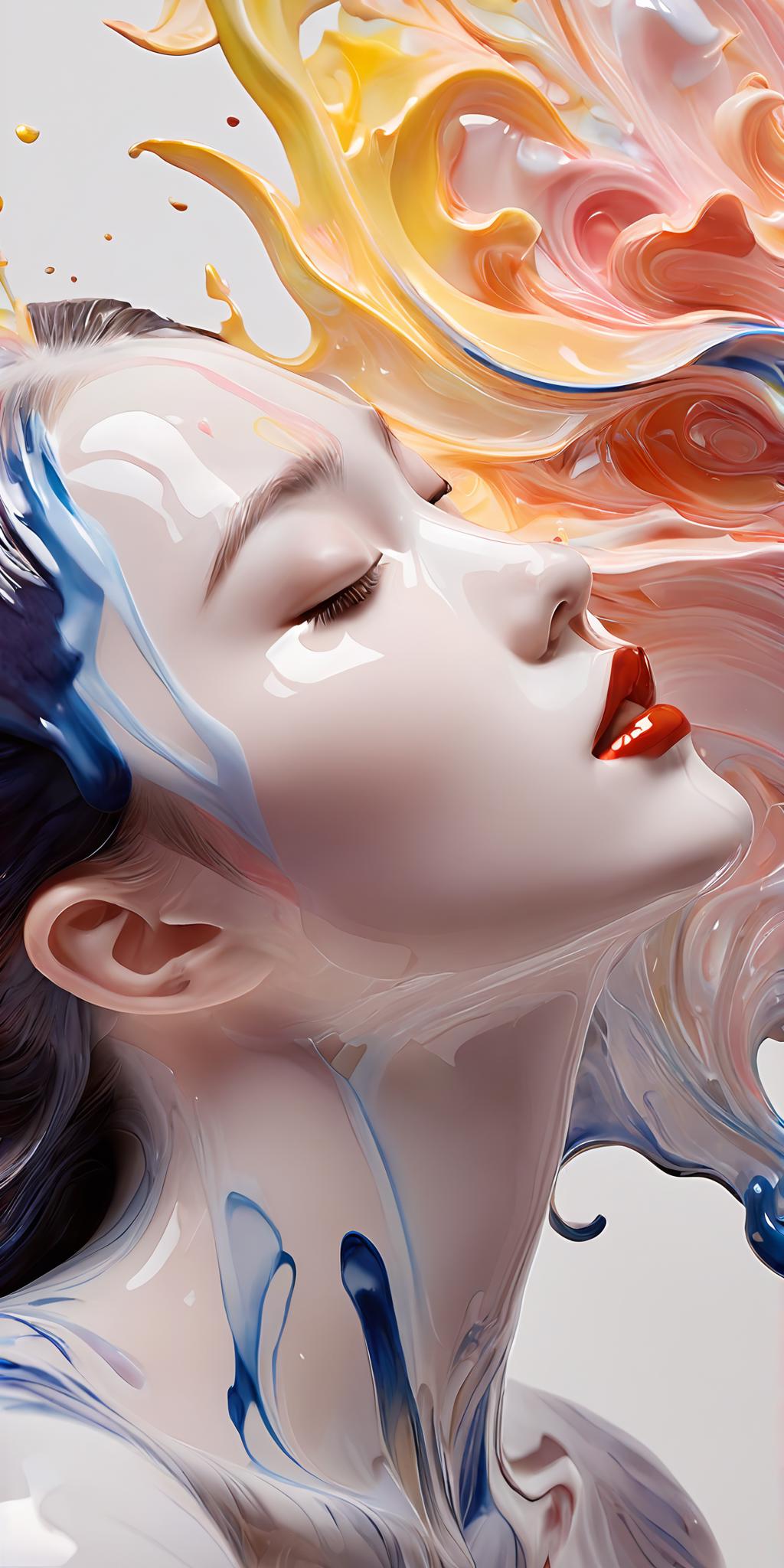 白棱XL_glazed girl _Jade-glass-ceramic-and other textures_琉璃少女-玉石-玻璃-陶瓷-等质感 v1.1