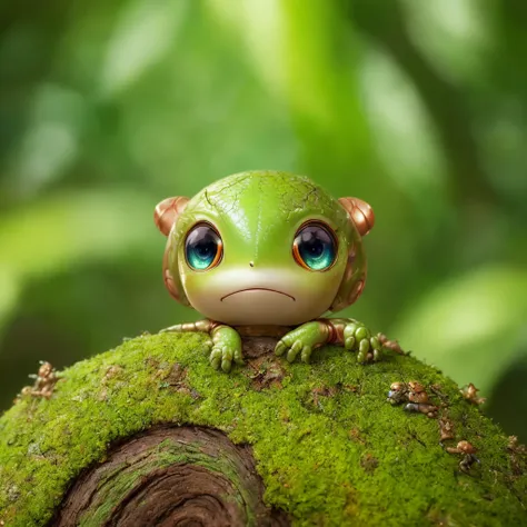 (highly detailed:1.2),(best quality:1.2),8k,sharp focus,(subsurface scattering:1.1),(award-winning macro photography:1.1)
(cute adorable little alien lifeform:1.2), hiding in the leaves in a lush forest
(very detailed clothes:1.2), (highly detailed background:1.3), (chibi:1.2), (hyperrealistic:1.2), cinematic lighting, highly detailed,smooth, sharp focus, by artgerm wlop greg rutkowski,[(emb-rrf2:1.0):4]