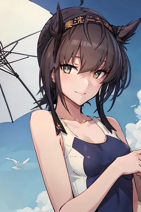 (masterpiece, best quality:1.4), (ultra-detailed:1.2), {illustration,picturesque}, {studio light, picturesque}, [best shadow],
(KonishiCSA)_(ShizumaCSA)_(HoshiakariCSA), (AlphaCDE)_(GammaCDE),
BREAK
(perfect anatomy), (symmetric eyes, ultra-detailed eyes, beautiful eyes), (sharp eyeliner, ultra-detailed face, beautiful face), (brown|yellow) eyes,
BREAK
nice hands, perfect hands, hand by Guido Daniele,
BREAK
1girl, solo,
BREAK
HatsuzukiBikiniKC, (Hatsuzuki) Bikini, collarbone, (one-piece) swimsuit, bare shoulders,
BREAK
looking at viewer, cowboy shot, facing to viewer, smile, (outdoor, beach),
BREAK
<lyco:hands:1.0>, <lora:CSA-v0.2:0.55>, <lora:CSA-MLU:0.35>, <lora:CDE:0.6>,  <lora:Hatsuzuki-10:1>