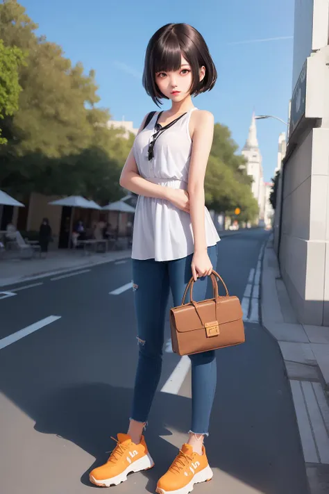 ((((ultra illustrated style:1.0)))),best quality,best animated,masterpiece,ray tracing, global illumination,1girl, solo, outdoors, standing, standing,
<lora:right arm grab-000007:0.9>