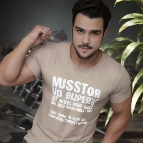1boy, muscled, t-shirt, face details <lora:Joaquim Lopes:1>