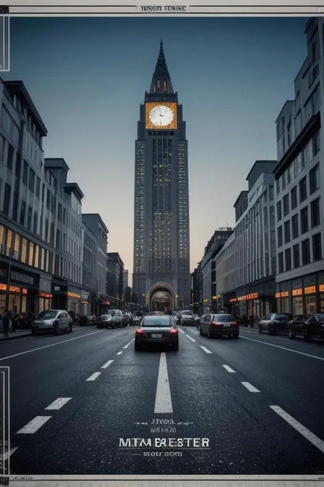 (masterpiece:1.21),(bestquality:1.21),Vivid,(Ultra-high-definition:1.33),(Ultra Details:1.21),ArtComposition,album cover,architecture,banner,bridge,building,car,city,cityscape clock tower,crosswalk,ground vehicle,lantern,Poster,design,official art,Surreal,details,<lora:LCM-SD1.5:1>,