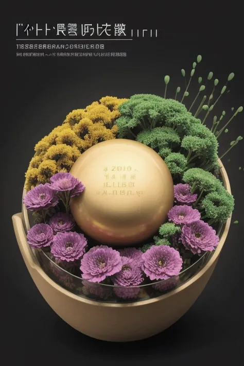 (8k, Best quality, Masterpiece),(magazine cover:1.2),(No humans:1.4),Super Detail,flowwers,cloud,Flowing lines,Dark green with bright golden threads,artistic lines,Poster,design,3D art,A nice composition.,Surreal,OC render,Complex,details,Ray tracing,Beautiful creative picture,(exquisite text layout:1.2),(large theme text:1.5),haibao,(masterpiece, top quality, best quality, official art, beautiful and aesthetic:1.2),<lora:LCM-SD1.5:1>,