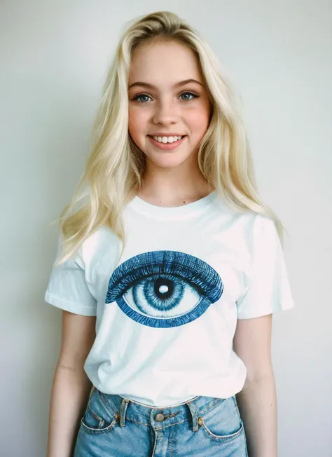 Jorjon, photograph of a woman standing indoors, t shirt, (detailed face), detailed iris, detailed eyes, full body, (pale skin:0.2), smiling, analog style,
film grain, natural skin texture, <lora:Jorjon LORA RHM 5E 25 576 Cosine:0.95>