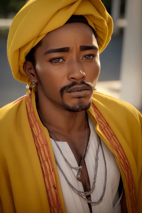 masterpiece, best quality, ultra high res, (photorealistic:1.8), unreal_engine, photograph, realistic_skin_texture, (Cameroonian men:1.8), solo, ultra face detailed, outdoors