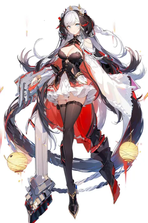 [(white background:1.5)::5], (imid shot:0.95), (full body:1.25), Dynamic angle, (falt color:1.3),colorful
 <lora:azur lane_20230619144714-000020:1>