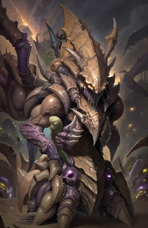 <lora:zerg-basic:1>, zerg