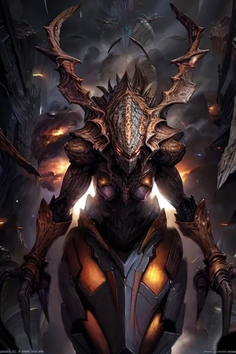 (view from front:1.1), female zerg, large breasts, indoors, day, scifi, science fiction, military, (in command bridge of space ship:1.15), facing viewer, highly detailed skin, (8k, anime, highly detailed:1.15), nsfw, masterpiece, highest quality, uncensored, natural lighting, dark studio, rim lighting, two tone lighting, dimly lit, low key, dark theme, darkbg, darkchar,
<lora:Concept_LowRA_Dark:0.1> <lora:Concept_epiNoiseoffsetDark_v2:0.1> <lora:NAI-dark:0.1> <lora:add_detail:0.4> <lora:more_details:0.4> <lora:bastard_HopeCrusher-v2:0.15> <lyco:starcraft2zerg_10:1.0>