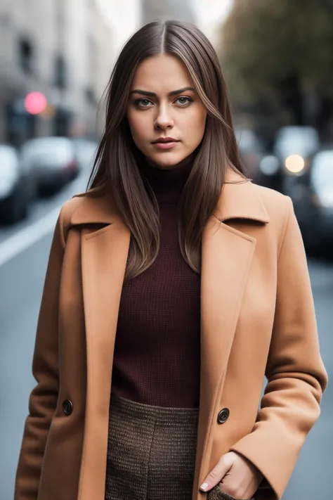 photo of (l4ub3rl1n:0.99), a woman, RAW, close portrait photo, long brown leather coat, turtleneck, long haircut, slim body, lips parted, warm lighting, 4k, sharp focus, high resolution, (ultra detailed face:1.2), (ultra detailed skin:1.2), (ultra detailed eyes:1.2), (ultra detailed pupils:1.3), (ultra detailed iris:1.2), ultra detailed hair, 8k uhd, dslr, low harsh lightinghigh quality, film grain, Fujifilm XT3 sharp focus, f 5.6, lips parted, (intricate detailed clothes),