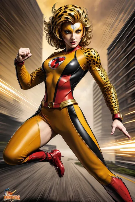 Masterpiece, reba McIntyre, gold leotard, red belt, wet skin, 45 years old, standing, facing the camera, in a jungle