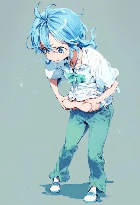 score_9, score_8_up, score_7_up, 1girl, full body, touwa_erio_v1, fatroll grab, standing,