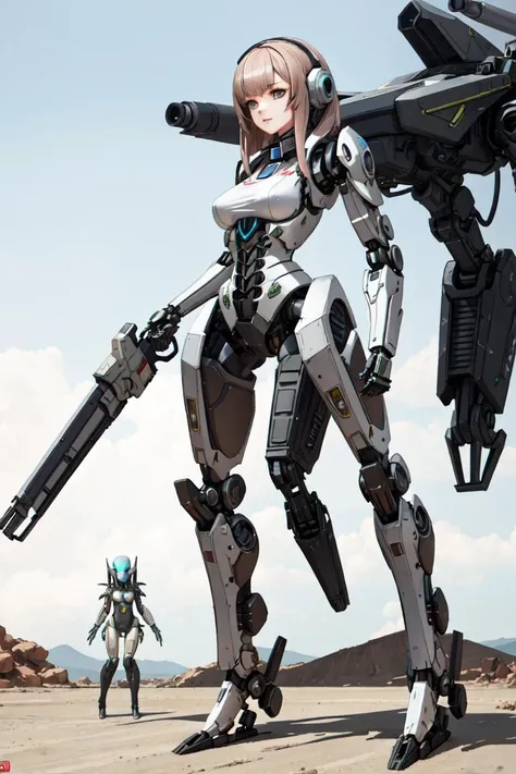 (best quality, high_resolution, distinct_image),girl,bion_mecha, alien