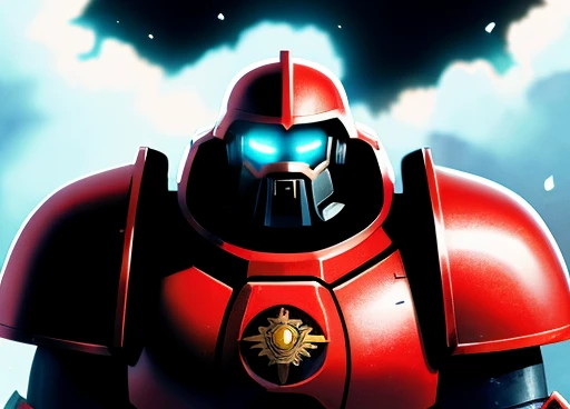 (80s anime style), portrait lifestyle illustration of (1man, big adult male:1.2), teal eyes, dark blonde hair, short back and sides, BREAK
detailed background, detailed face, <lora:smoke_model:0.4>, smokestyle theme:1.1) warhammer 40k space marine, face, wearing Crimson power-armor, heavy shoulder-plates, melter weapon, energy shield, tabard, technological implants, cruel gaze, fast blurred motion, chaplain, religious iconography, divine fury, zeal, scrolls, 0.5::dark angels legion, dark dystopian lighting, descending spaceships in background, grim-dark atmosphere, BREAK
anime, intricate, sharp focus, illustration, highly detailed, digital painting, clean artstyle, concept art, matte, highly detail eyes, highly detail mouth, highly detailed face, perfect eyes, both eyes are the same, t