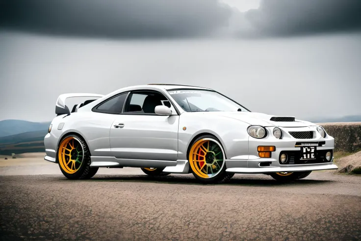 polished steel CELICA6 built for rock crawling stands on concrete wall, custom car body modified for rock crawling, jumper car dance, import offroad tuner, big offroad futuristic tyres, bedlock rims, graffiti, sandstorm, photorealistic, shot by Sony a7iii <lora:CELICA6:0.8>
