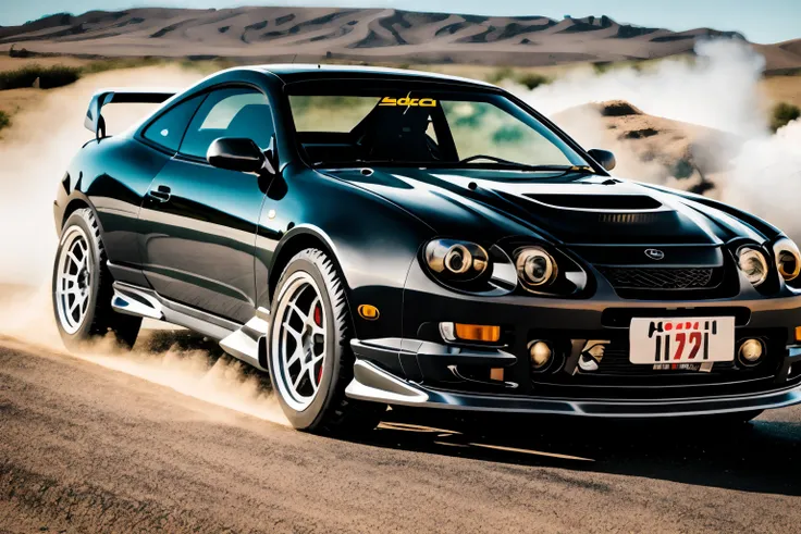 polished steel CELICA6 built for rock crawling stands on concrete wall, custom car body modified for rock crawling, jumper car dance, import offroad tuner, big offroad futuristic tyres, bedlock rims, graffiti, sandstorm, photorealistic, shot by Sony a7iii <lora:CELICA6:0.8>