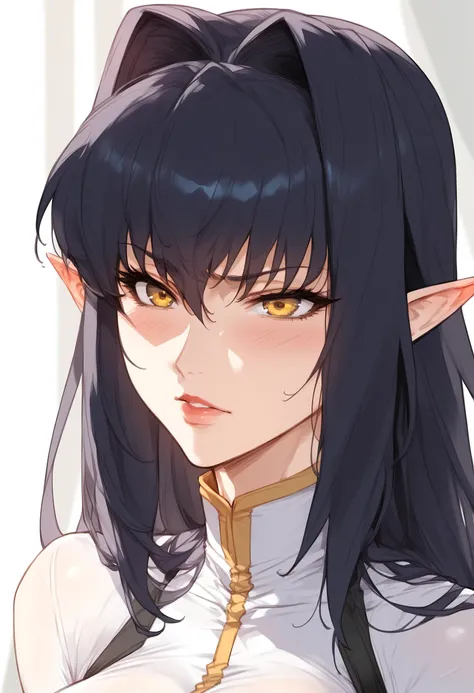 <lora:Axiah_Style:0.8>,score_9, source_anime,1girl, solo, <lora:PONY-人-å®å¦®ç½æ¯:0.7> ,Annerose, pointy ears, black hair, long hair, yellow eyes,, uncensored,<lora:add-detail-xl:1>,<lora:Expressive_H-000001:0.8>