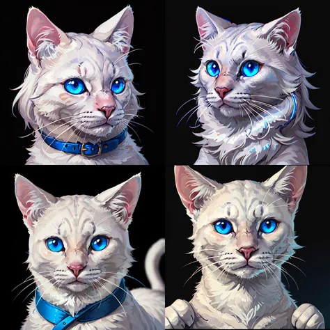 2dicon portrait of cute white cat, blue eyes <lora:sxz-2dicon:0.6>