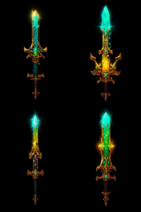 sword of paladin, ornate blade, golden straight handle, yellow glow <lora:Pecha_Swords:0.8>