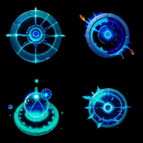 2dicon of glowing magic circle, particles <lora:sxz-2dicon:0.8>