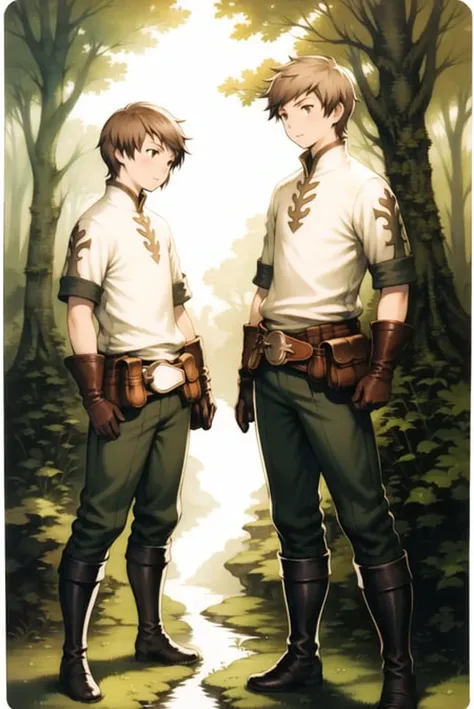yoshida akihiko,
1boy, tiz arrior, belt pouch, boots, brown hair, full body, gloves, pants, pouch, short hair, transparent background, bravely default \(series\),
forest, nature,
<lora:yoshida_akihiko_flip:0.6>