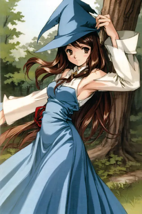 <lora:akihikoYoshidaBravelyDefault_1:0.6>, 1girl, tachi-e, solo, solo focus, <lora:moon-v2:0.4>,
(blue mage)