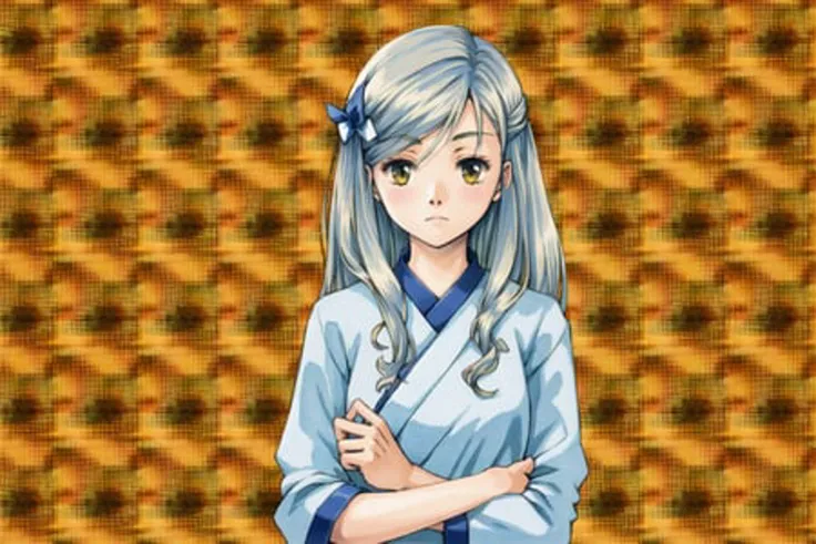 <lora:akihikoYoshidaBravelyDefault_1:0.6>, 1girl, tachi-e, solo, solo focus, <lora:tokusyubutai:0.2>, <lora:moon-v2:0.4>,

(funky pattern background)