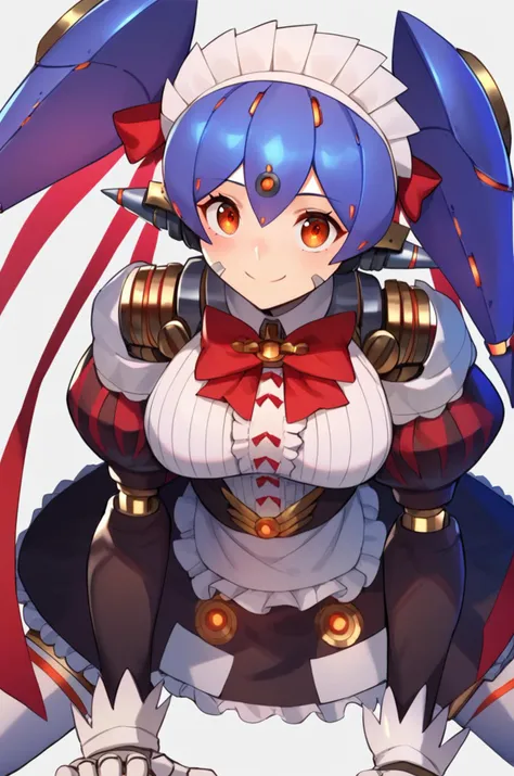 1girl, <lora:poppi_qt_(xb)_PONY_v1:1>, (poppi_qt_(xb)), solo, (large breasts:0.9), (sagging breasts:0.3), twintails, (cute), thighhighs, long sleeves, dress, ribbon, bow, frills, puffy sleeves, bowtie, apron, red bow, red ribbon, maid, maid headdress, juliet sleeves, red bowtie, waist apron, white apron, frilled apron, android, joints, robot joints, robot ears, (all_fours:1.1), (from_back:1.1), (evil smile:1.2),
best quality, masterpiece, (score_9), (score_8_up), (score_7_up), source_anime,<lora:HandFineTuning_XL:0.3>, anime, anime screencap,